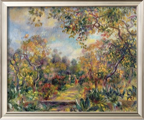 Landscape at Beaulieu c1893 - Pierre Auguste Renoir Painting